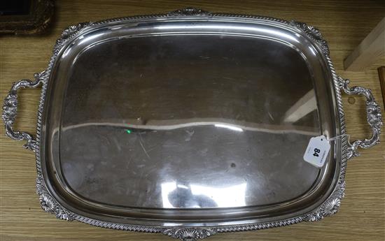 A plated tray length 69cm